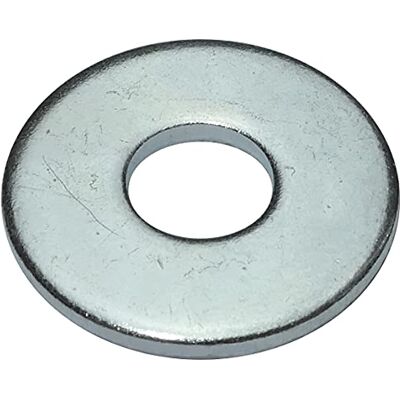 AERZETIX Conjunto de 500 arruelas planas largas M6/Ø 18 mm, em aço galvanizado, DIN 9021-140HV, para fixações de metal a metal ou madeira a metal C49711 AERZETIX Conjunto de 500 arruelas planas largas M6/Ø 18 mm, em aço galvanizado, DIN 9021-140HV, para fixações de metal a metal ou madeira a metal C49711