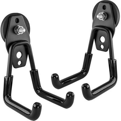 POPPSTAR 2 ganchos magnéticos para oficina (redondos Ø 43 mm, força de tração 8 kg, altura 80 mm), cor: preto POPPSTAR 2 ganchos magnéticos para oficina (redondos Ø 43 mm, força de tração 8 kg, altura 80 mm), cor: preto