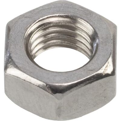 AERZETIX Pacote de 40 porcas hexagonais M7 x 1 mm com rosca métrica em aço inoxidável cor prata AERZETIX Pacote de 40 porcas hexagonais M7 x 1 mm com rosca métrica em aço inoxidável cor prata