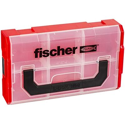 fischer Caixa de armazenamento de buchas e parafusos vazia de plástico, equipada com alça e tampa transparente, compatível com o sistema Sortimo L-Boxx, fácil de transportar e empilhar fischer Caixa de armazenamento de buchas e parafusos vazia de plástico, equipada com alça e tampa transparente, compatível com o sistema Sortimo L-Boxx, fácil de transportar e empilhar