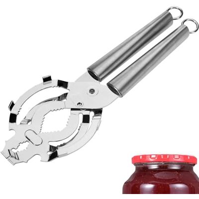 Westmark Abridor de tampas para tampas de rosca com até 10 cm de diâmetro, comprimento: 26,3 cm, aço inoxidável, Glory, prateado, 18382270 Westmark Abridor de tampas para tampas de rosca com até 10 cm de diâmetro, comprimento: 26,3 cm, aço inoxidável, Glory, prateado, 18382270