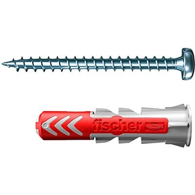 fischer Tacos DUOPOWER com parafuso Panhead VE 100 unidades, 6 x 30 mm fischer Tacos DUOPOWER com parafuso Panhead VE 100 unidades, 6 x 30 mm