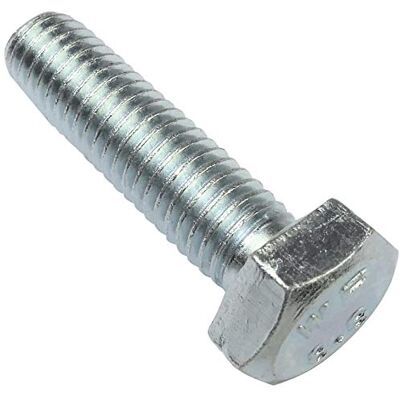 AERZETIX , Conjunto de 50 parafusos M8 x 30, cabeça hexagonal, Ø 8 x 30 mm, DIN 933, classe 8,8, aço galvanizado, bricolagem, ferramenta de montagem, ferragens, C47372 AERZETIX , Conjunto de 50 parafusos M8 x 30, cabeça hexagonal, Ø 8 x 30 mm, DIN 933, classe 8,8, aço galvanizado, bricolagem, ferramenta de montagem, ferragens, C47372