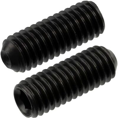 AERZETIX Conjunto de 10 parafusos de bloqueio sem cabeça M6X16 mm com extremidade côncava tigela 6 lados ocos de aço cor preta AERZETIX Conjunto de 10 parafusos de bloqueio sem cabeça M6X16 mm com extremidade côncava tigela 6 lados ocos de aço cor preta