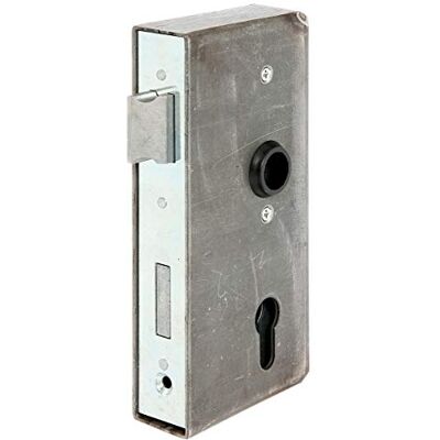 Alberts Caixa de bloqueio, com parafuso galvanizado, aço, entre eixos de 55 mm, 185 x 90 x 34 mm Alberts Caixa de bloqueio, com parafuso galvanizado, aço, entre eixos de 55 mm, 185 x 90 x 34 mm