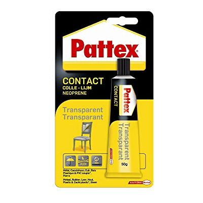 Pattex 1563743 Cola de contacto Blister 50 g transparente Pattex 1563743 Cola de contacto Blister 50 g transparente