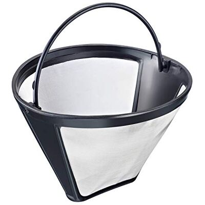 Westmark Kaffee, Filtro de café permanente, 8 a 12 chávenas de café, tamanho 4, malha de aço inoxidável, Westmark Kaffee, Filtro de café permanente, 8 a 12 chávenas de café, tamanho 4, malha de aço inoxidável,