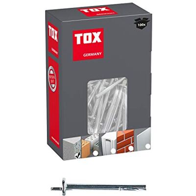 TOX Prego de teto Top 6 x 65 mm, 100 peças, TOX Prego de teto Top 6 x 65 mm, 100 peças,