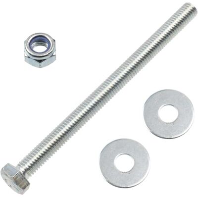AERZETIX Conjunto de 10 parafusos de cabeça hexagonal M8 x 110 mm 20 arruelas largas 10 porcas hexagonais auto-bloqueadoras M8 Para projetos domésticos, renovação e reparação leve, em aço AERZETIX Conjunto de 10 parafusos de cabeça hexagonal M8 x 110 mm 20 arruelas largas 10 porcas hexagonais auto-bloqueadoras M8 Para projetos domésticos, renovação e reparação leve, em aço