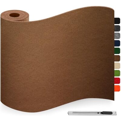 Cahomo Protetor pernas cadeiras feltro adesivo móveis castanho, 40 x 200 cm 3 mm espessura almofadas de feltro auto-adesivo, antiderrapante protetor pernas móveis, para pernas de cadeira, bricolage Cahomo Protetor pernas cadeiras feltro adesivo móveis castanho, 40 x 200 cm 3 mm espessura almofadas de feltro auto-adesivo, antiderrapante protetor pernas móveis, para pernas de cadeira, bricolage