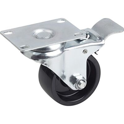 Metafranc Meister Diâmetro de rodas 75 mm com tampa de decoração. Placa de 91 x 62 mm, poliamida de rodas, unidade de superfície farte, rolamento de deslizamento, 100 kg, rolo de transporte, móveis rolo Metafranc Meister Diâmetro de rodas 75 mm com tampa de decoração. Placa de 91 x 62 mm, poliamida de rodas, unidade de superfície farte, rolamento de deslizamento, 100 kg, rolo de transporte, móveis rolo