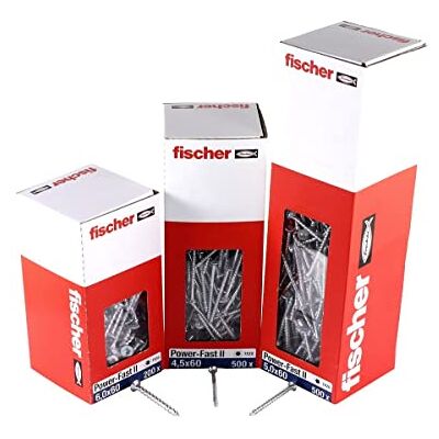 fischer Power-Fast-II-3, Azul Pasivado, 4,5x60 fischer Power-Fast-II-3, Azul Pasivado, 4,5x60