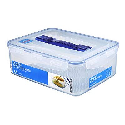 LocknLock Lock & Lock Hermético 2059098 PP clássico retangular caixa com prateleira de drenagem e cabo de plástico transparente de 30 x 23 x 10 cm LocknLock Lock & Lock Hermético 2059098 PP clássico retangular caixa com prateleira de drenagem e cabo de plástico transparente de 30 x 23 x 10 cm