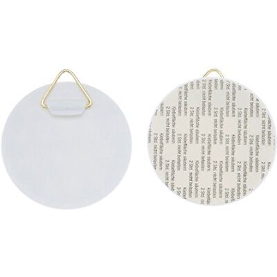 Glorex Suporte para pratos de parede auto-adesivo, aprox. 60 mm, capacidade de carga aprox. 1000 g, para pendurar pratos facilmente Glorex Suporte para pratos de parede auto-adesivo, aprox. 60 mm, capacidade de carga aprox. 1000 g, para pendurar pratos facilmente