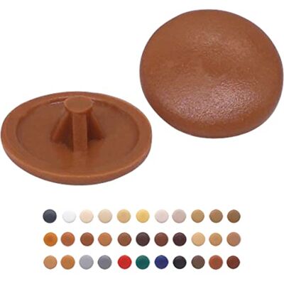 Marcopol Pozi Tampões para tampa de rosca (50 unidades, 12 mm de diâmetro, tampa decorativa para móveis (50, castanho S15) Marcopol Pozi Tampões para tampa de rosca (50 unidades, 12 mm de diâmetro, tampa decorativa para móveis (50, castanho S15)