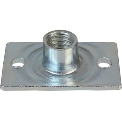 ALPIDEX 100 Porcas em T M10 para parafusar, base retangular galvanizada DIN EN 12572-2 para rocódromo, barragens e móveis ALPIDEX 100 Porcas em T M10 para parafusar, base retangular galvanizada DIN EN 12572-2 para rocódromo, barragens e móveis