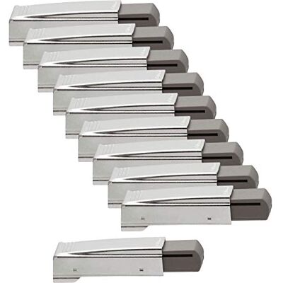 Blum Clip-Top Dobradiça de canto (10 unidades, comprimento: 73 mm), cor prateada Blum Clip-Top Dobradiça de canto (10 unidades, comprimento: 73 mm), cor prateada