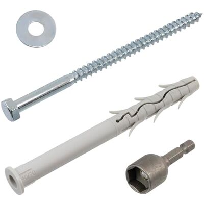 AERZETIX Kit de 4 buchas com flange chanfrada Ø 12 x 140 mm de nylon 4 parafusos de aba inferior Ø 8 x 140 mm + 4 arruelas largas para parafuso M8 1 copo hexagonal de 1/4" SW13 para aparafusar AERZETIX Kit de 4 buchas com flange chanfrada Ø 12 x 140 mm de nylon 4 parafusos de aba inferior Ø 8 x 140 mm + 4 arruelas largas para parafuso M8 1 copo hexagonal de 1/4" SW13 para aparafusar