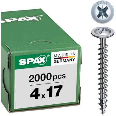 SPAX 0/1036/001/4,0/17/ /01 Parafuso para gesso (aço, 4 milímetros, 4 x 17 mm) SPAX 0/1036/001/4,0/17/ /01 Parafuso para gesso (aço, 4 milímetros, 4 x 17 mm)