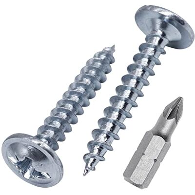 Marcopol Embalagem de 200 peças de aço banhado em zinco de 4 x 25 mm, parafusos de metal, cabeça de armadura modificada, auto-roscante (200, 4 x 25 mm) Marcopol Embalagem de 200 peças de aço banhado em zinco de 4 x 25 mm, parafusos de metal, cabeça de armadura modificada, auto-roscante (200, 4 x 25 mm)