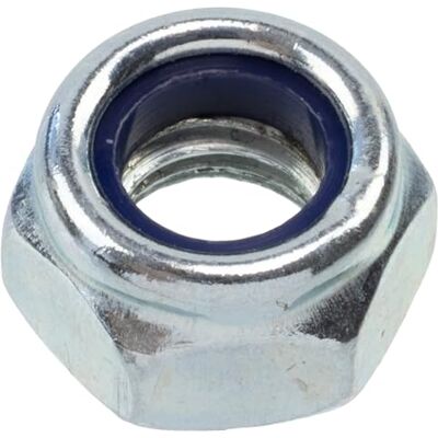 AERZETIX Lote de 25 porcas de bloqueio hexagonais M5 x 0,8 mm com rosca métrica aço galvanizado cor prata fixação de montagem de uso geral AERZETIX Lote de 25 porcas de bloqueio hexagonais M5 x 0,8 mm com rosca métrica aço galvanizado cor prata fixação de montagem de uso geral