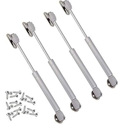 JZK 4 x Amortecedor de gás 120N, pistões hidráulicos para móveis de cozinha com parafusos para móveis grandes, armários de cozinha, portas de armário eleváveis JZK 4 x Amortecedor de gás 120N, pistões hidráulicos para móveis de cozinha com parafusos para móveis grandes, armários de cozinha, portas de armário eleváveis