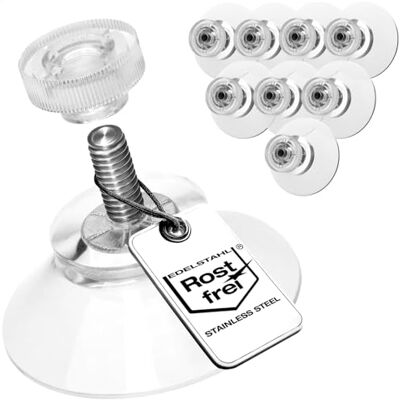 com-four ® 8X Ventosas de rosca M4, Ø 30 mm, fixação extra forte com-four ® 8X Ventosas de rosca M4, Ø 30 mm, fixação extra forte