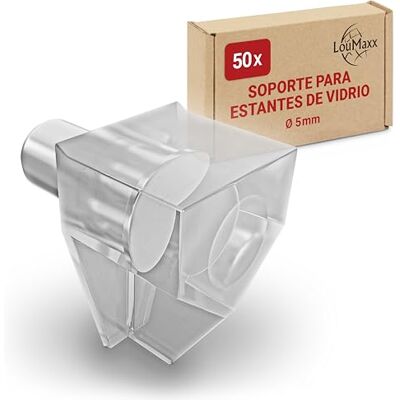 LouMaxx Suportes de piso de plástico transparente de 5 mm com pino de aço, 50 unidades, suportes para prateleiras, suportes para prateleiras, suportes para prateleiras, suportes para prateleiras, suporte LouMaxx Suportes de piso de plástico transparente de 5 mm com pino de aço, 50 unidades, suportes para prateleiras, suportes para prateleiras, suportes para prateleiras, suportes para prateleiras, suporte