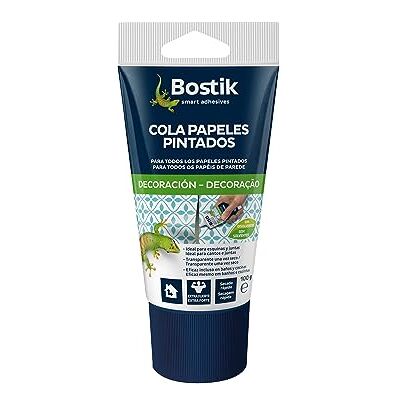 Bostik COLA PARA PAPEL DE PARED Branco, Cola para Papel de Parede, Adesivo Reparador, Acabamento Transparente, Para Todos os Tipos de Papel de Parede, Ideal para Cantos e Juntas, Pronto para Uso, Tubo Bostik COLA PARA PAPEL DE PARED Branco, Cola para Papel de Parede, Adesivo Reparador, Acabamento Transparente, Para Todos os Tipos de Papel de Parede, Ideal para Cantos e Juntas, Pronto para Uso, Tubo