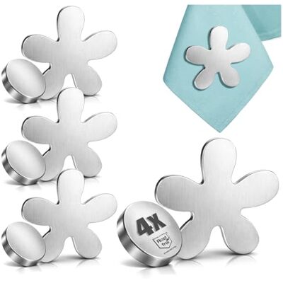 com-four ® 4X Pesos para toalhas de mesa Pesos para toalhas de mesa de Aço Inoxidável Clipe magnético para toalhas de mesa Aprox. 45g com-four ® 4X Pesos para toalhas de mesa Pesos para toalhas de mesa de Aço Inoxidável Clipe magnético para toalhas de mesa Aprox. 45g