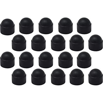Design61 20 tampas protetoras redondas hexagonais M16 x SW24 mm com hexágono interior para porcas e cabeças de parafuso, tampa de parafusos Design61 20 tampas protetoras redondas hexagonais M16 x SW24 mm com hexágono interior para porcas e cabeças de parafuso, tampa de parafusos