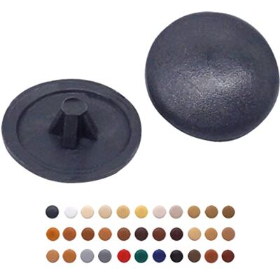 Marcopol Embalagem de 50 tampas de rosca Pozi de 12 mm de diâmetro, capas de plástico com clipe para cabeça Pozidriv, tampa decorativa para móveis (50, antracite S0) Marcopol Embalagem de 50 tampas de rosca Pozi de 12 mm de diâmetro, capas de plástico com clipe para cabeça Pozidriv, tampa decorativa para móveis (50, antracite S0)