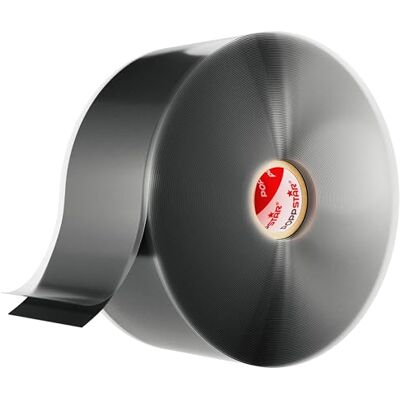 POPPSTAR Fita de silicone autoadesiva, 11m x 50mm, fita isolante e de vedação (água, ar), preto, 1 rolo POPPSTAR Fita de silicone autoadesiva, 11m x 50mm, fita isolante e de vedação (água, ar), preto, 1 rolo