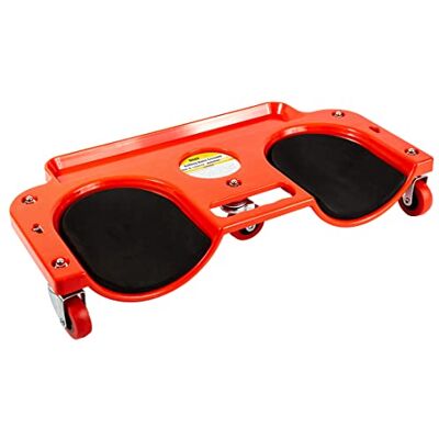 Maxworks MaxxHaul Joelheiras rolantes com moldura ABS de alto impacto, 5 rodas giratórias, suporte para bandeja de ferramentas, multicolorido, pequeno Maxworks MaxxHaul Joelheiras rolantes com moldura ABS de alto impacto, 5 rodas giratórias, suporte para bandeja de ferramentas, multicolorido, pequeno