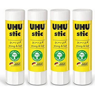 UHU Stic Tubo de cola (40 g, 4 unidades) UHU Stic Tubo de cola (40 g, 4 unidades)