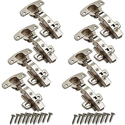 Sotech 8 peças Dobradiça Hettich Sensys 8645i TH52 Ângulo de abertura 110° Altura da dobradiça (Distância): 1,5 mm Fecho suave incl. parafusos M4x16mm Sotech 8 peças Dobradiça Hettich Sensys 8645i TH52 Ângulo de abertura 110° Altura da dobradiça (Distância): 1,5 mm Fecho suave incl. parafusos M4x16mm