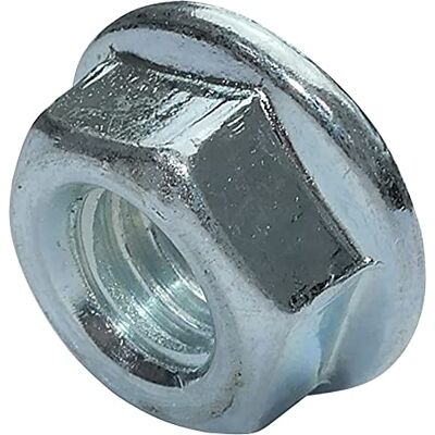 AERZETIX Porcas hexagonais com flange dentada M6 Ø 13 mm AERZETIX Porcas hexagonais com flange dentada M6 Ø 13 mm