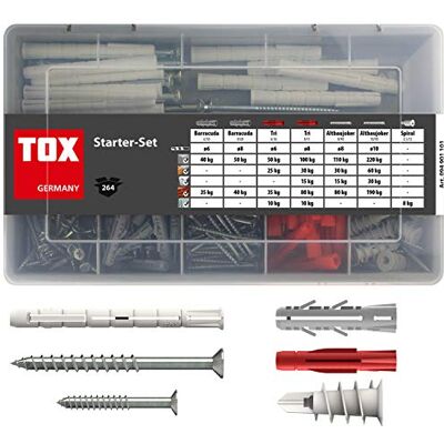 TOX Variedade padrão Starter set 264 peças, 1 peças, 094901101 TOX Variedade padrão Starter set 264 peças, 1 peças, 094901101