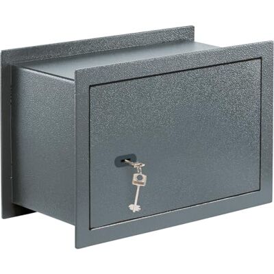 BURG-WÄCHTER Cofre de parede com chave, 16,5 l, 15,3 kg, Pure Safe PSW 130 K, antracite, exterior: 313 x 445 x 195 (altura x largura x profundidade) BURG-WÄCHTER Cofre de parede com chave, 16,5 l, 15,3 kg, Pure Safe PSW 130 K, antracite, exterior: 313 x 445 x 195 (altura x largura x profundidade)