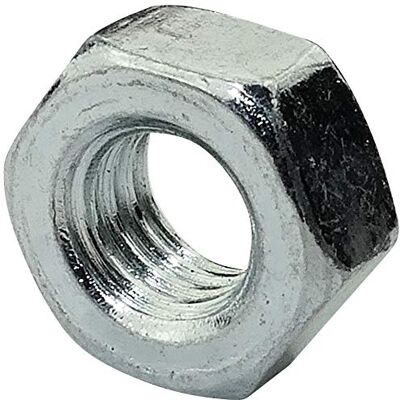 AERZETIX Conjunto de 10 Porcas hexagonais Passo/rosca esquerda direção inversa de agulhas de relógio aço galvanizado rosca M6 métrica feminina bricolage prata C45729 AERZETIX Conjunto de 10 Porcas hexagonais Passo/rosca esquerda direção inversa de agulhas de relógio aço galvanizado rosca M6 métrica feminina bricolage prata C45729