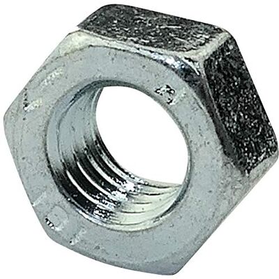 AERZETIX Conjunto de 10 Porcas hexagonais Passo/rosca esquerda direção inversa de agulhas de relógio aço galvanizado rosca M5 métrica feminina bricolage prata C45728 AERZETIX Conjunto de 10 Porcas hexagonais Passo/rosca esquerda direção inversa de agulhas de relógio aço galvanizado rosca M5 métrica feminina bricolage prata C45728