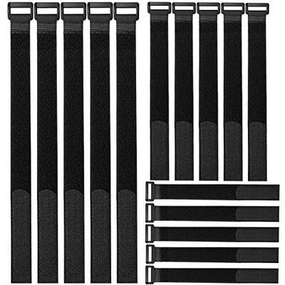 QitinDasen 30 peças preto nylon cabos flanges set, correias de cabo reutilizáveis, tiras de cabo ajustáveis, alças de cabo multiusos com gancho e laço, 20 cm/30 cm/40 cm) QitinDasen 30 peças preto nylon cabos flanges set, correias de cabo reutilizáveis, tiras de cabo ajustáveis, alças de cabo multiusos com gancho e laço, 20 cm/30 cm/40 cm)