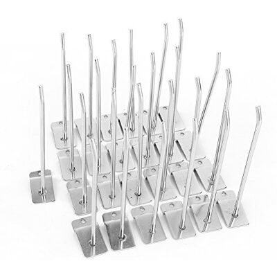 Fdit Ganchos para painel de lamas, ganchos para pendurar painéis de parede (25 unidades, 15 cm) Fdit Ganchos para painel de lamas, ganchos para pendurar painéis de parede (25 unidades, 15 cm)