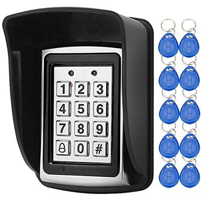 LIBO Smart Home LIBO Controlador RFID de Controlo de Acesso Impermeável, Adequado para Sistema de Entrada de Porta Única, Compatível com 1000 Utilizadores, Inclui 10 Chaves RFID de 125 KHz com Capa Impermeável LIBO Smart Home LIBO Controlador RFID de Controlo de Acesso Impermeável, Adequado para Sistema de Entrada de Porta Única, Compatível com 1000 Utilizadores, Inclui 10 Chaves RFID de 125 KHz com Capa Impermeável