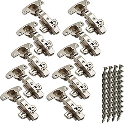 Sotech 10 peças Hettich Sensys 8645i TH52 Dobradiça padrão com Parada de canto de 110° incluída. Parafusos M4x16mm incluídos. Altura (Distância): 1,5 mm. Fecho suave Sotech 10 peças Hettich Sensys 8645i TH52 Dobradiça padrão com Parada de canto de 110° incluída. Parafusos M4x16mm incluídos. Altura (Distância): 1,5 mm. Fecho suave