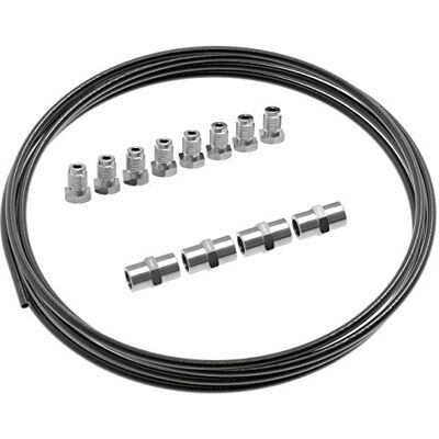 AUPROTEC 3 m Tubo de travão Ø 4,75 mm em aço cobre kit 8 uniões roscadas + 4 conectores M10 x 1 DIN 74 234. Conjunto de tubos de travão e acessórios para DIN Flare F AUPROTEC 3 m Tubo de travão Ø 4,75 mm em aço cobre kit 8 uniões roscadas + 4 conectores M10 x 1 DIN 74 234. Conjunto de tubos de travão e acessórios para DIN Flare F