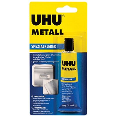 UHU Cola especial para metal, 30 g em tubo, UHU Cola especial para metal, 30 g em tubo,