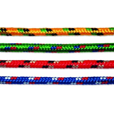 Multicord Corda de polipropileno/poliéster trançada Diâmetro 9 mm comprimento 7,5 m cores sortidas Multicord Corda de polipropileno/poliéster trançada Diâmetro 9 mm comprimento 7,5 m cores sortidas
