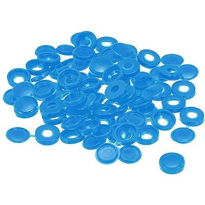 sourcing map 200 unidades 5 mm dobradiças parafuso cobertura tampas de plástico dobrável parafuso pressão tampa alanela rebatível parafuso proteção cobertura para M3 M4 M5 parafusos, azul sourcing map 200 unidades 5 mm dobradiças parafuso cobertura tampas de plástico dobrável parafuso pressão tampa alanela rebatível parafuso proteção cobertura para M3 M4 M5 parafusos, azul