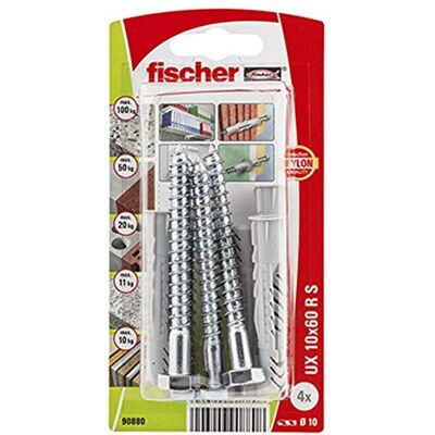 fischer Blister Ux 10 x 60 Rsk Nv / (Pac de 1 unidades), fischer Blister Ux 10 x 60 Rsk Nv / (Pac de 1 unidades),